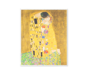 Brillendoekje,  15x18 cm, Gustav Klimt, De Kus