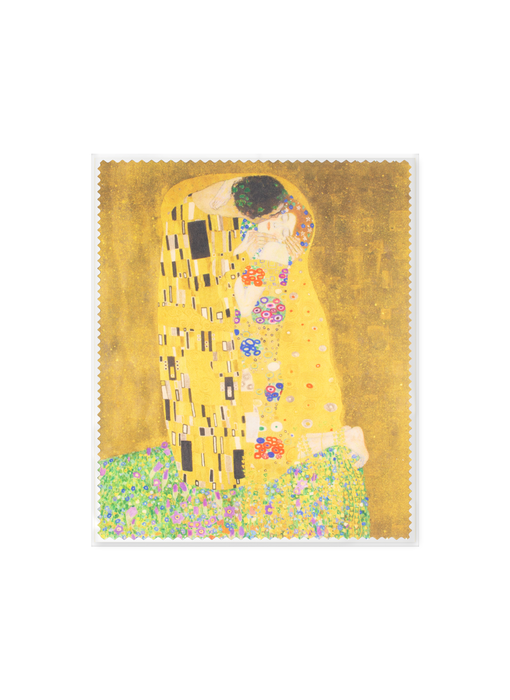 Brillendoekje,  15x18 cm, Gustav Klimt, De Kus