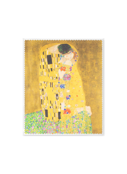 Brillenputztuch, 15x18 cm, Gustav Klimt, Der Kuss