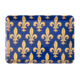 Mini Tablett, 21 x 14 cm,fleur de lys