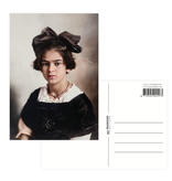 Postcard folder, Frida Kahlo photos, set of 8 postcards