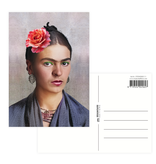 Ansichtkaart mapje, Frida Kahlo foto's,  set van 8 ansichtkaarten