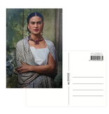 Ansichtkaart mapje, Frida Kahlo foto's,  set van 8 ansichtkaarten