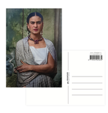 Postcard folder, Frida Kahlo photos, set of 8 postcards