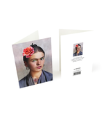 Double card with envelope , Photo Frida Kahlo 19 years old
