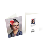 Tarjeta doble con sobre,  Foto Frida Kahlo 19 años