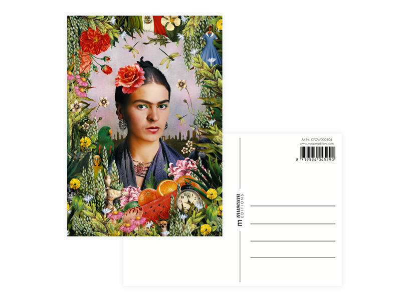 Postcard ,Frida Kahlo impression