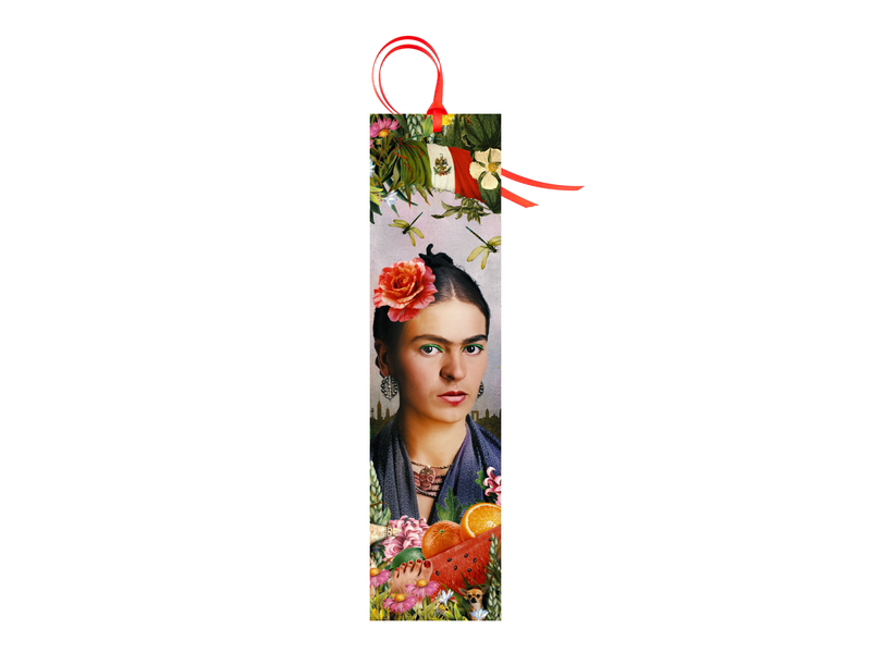 Marcapaginas clásico,  Frida Kahlo