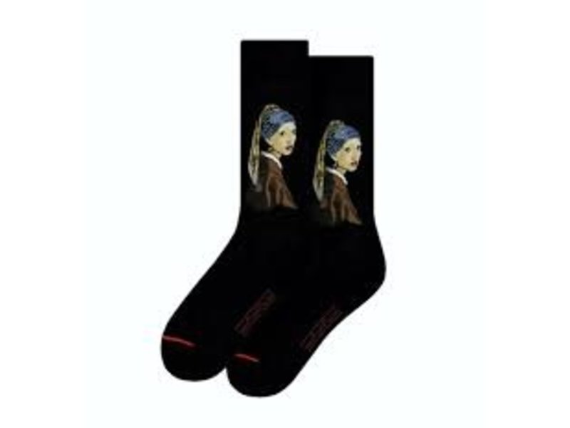 Calcetines artísticos, talla  36-40, Chica con un Pendiente de Perla, Vermeer