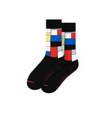 Art Socks,  size 40-46, Mondriaan, Composition with Red, Blue and Yellow