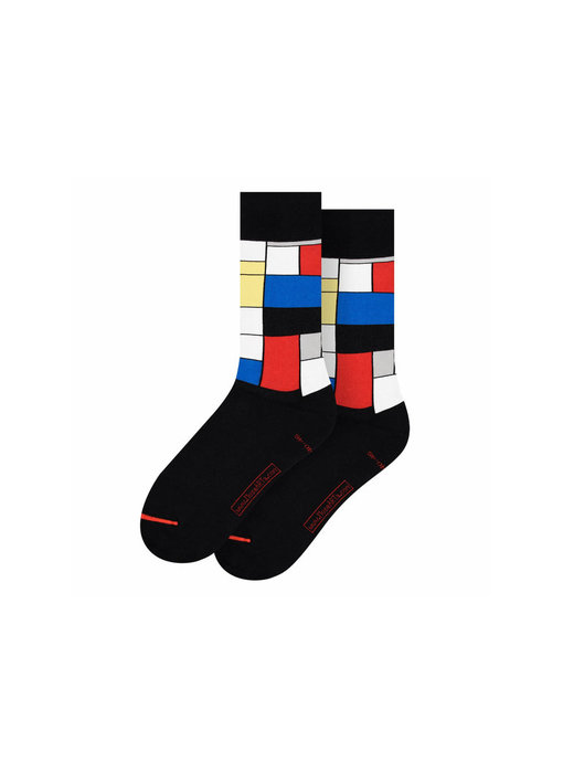 Calcetines artísticos, talla 36-40,  Mondrian, Composition with Red, Blue and Yellow