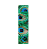 Classical Bookmark,  Peacock feathers