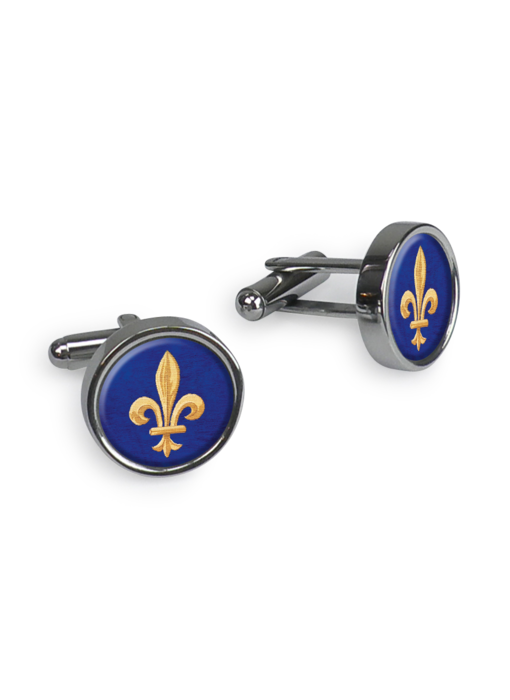 Boutons de manchette, Fleur de Lys