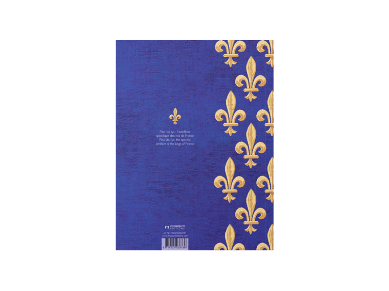 Cuaderno de dibujo de tapa blanda,Fleur de Lys