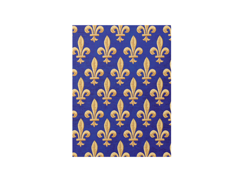 Cuaderno de dibujo de tapa blanda,Fleur de Lys