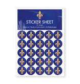 Stickersheet, Fleur de Lys