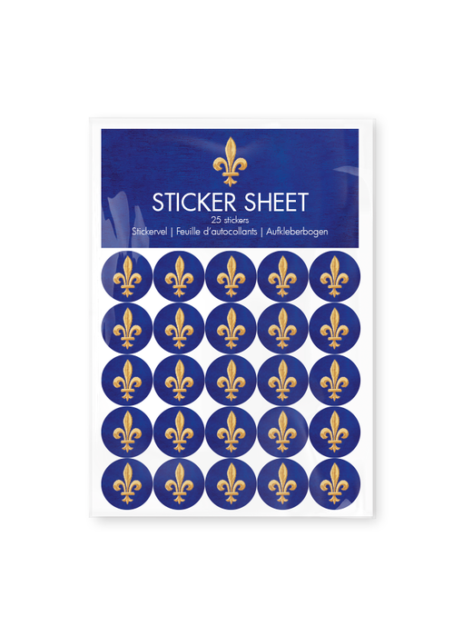 Stickersheet, Fleur de Lys