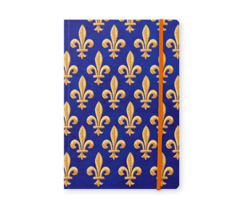 Carnet à couverture souple, A5, Fleur de Lys