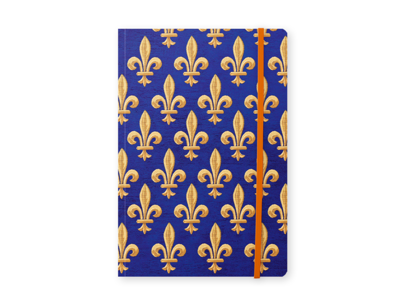 Softcover Books A5 , Fleur de Lys