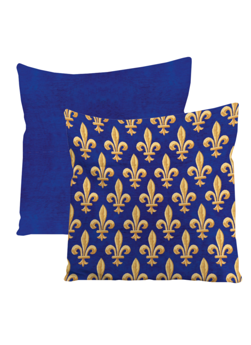 Housse de coussin, 45x45 cm, Fleur de Lys