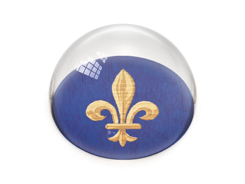 Paperweight, Fleur de Lys