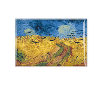 Imán de nevera, Vincent van Gogh, Campo de trigo con cuervos, en Auvers