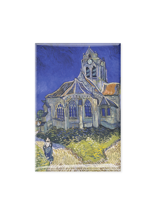 Aimant de réfrigérateur, Vincent van Gogh, église d'Auvers