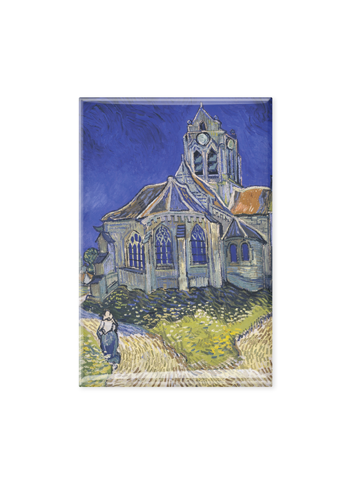 Kühlschrankmagnet Vincent van Gogh, Kirche in Auvers