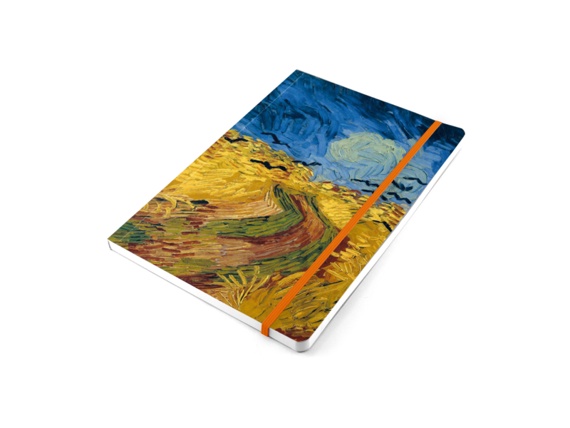 Cuaderno de tapa blanda, A5,Trigal con cuervos, Vincent van Gogh, Auvers-sur-Oise