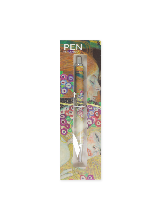 Ballpen in box, refillable, Gustav Klimt, Water Serpents 2