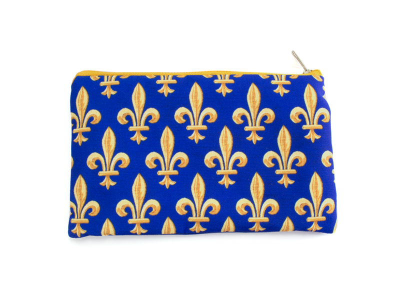 Etui/make-up tasje, Fleur de Lys