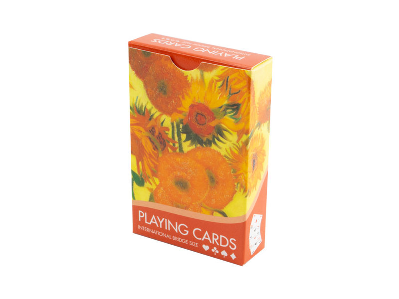 Jugando a las cartas,  Girasoles, Vincent van Gogh