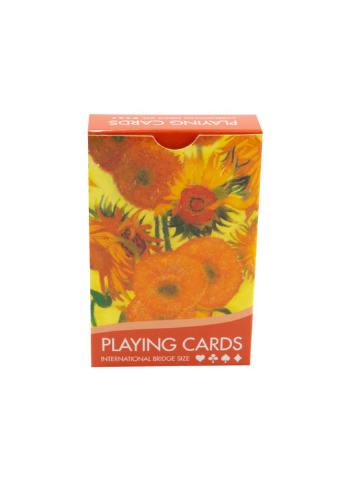 Jugando a las cartas, Girasoles, Vincent van Gogh