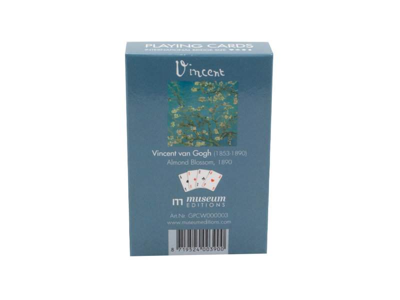 Jugando a las cartas,  Almendro en flor, Vincent van Gogh