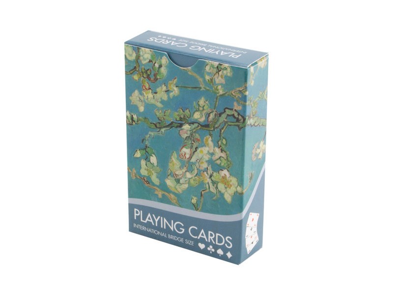 Jugando a las cartas,  Almendro en flor, Vincent van Gogh