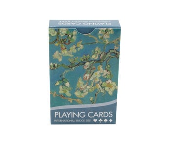 Jugando a las cartas, Almendro en flor, Vincent van Gogh