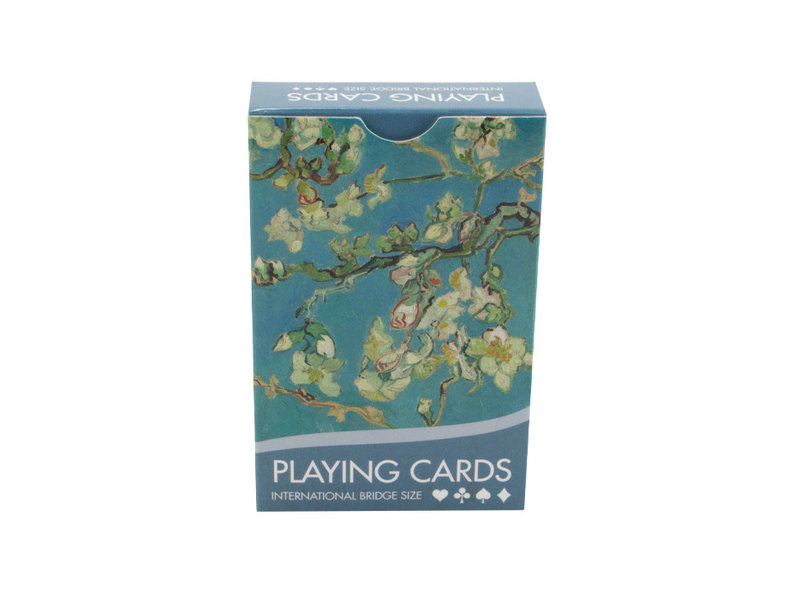 Jugando a las cartas,  Almendro en flor, Vincent van Gogh