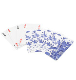 Jugando a las cartas, Pájaros azules de Delft