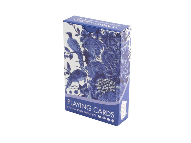 Cartes à jouer, Oiseaux bleus de Delft