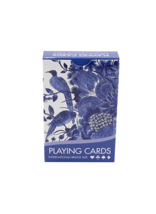 Cartes à jouer,  Oiseaux bleus de Delft