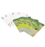 Jugando a las cartas, Jardín en Auvers, Vincent van Gogh