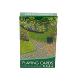 Jugando a las cartas, Jardín en Auvers, Vincent van Gogh