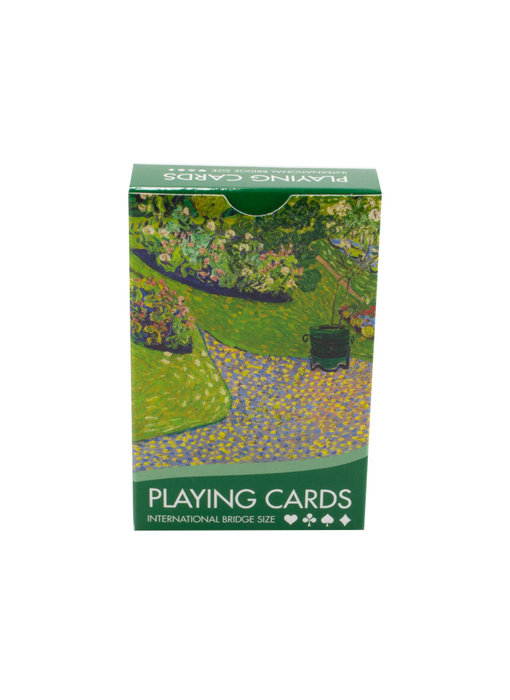 Cartes à jouer,  Van Gogh Jardin à Auvers