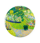 Espejo de bolsillo,  Ø 80 mm,  Jardín en Auvers, Vincent van Gogh