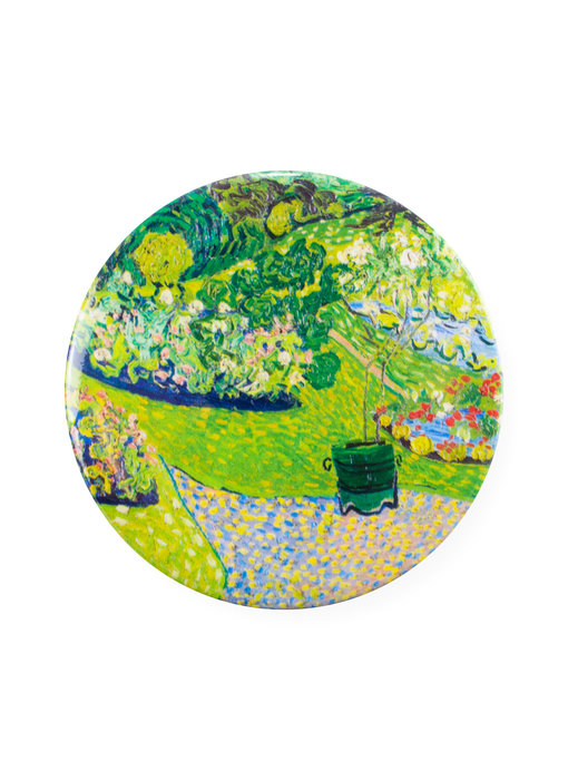 Taschen spiegel Ø 80 mm, Garten in Auvers, Vincent van Gogh