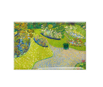 Fridge Magnet, Garden in Auvers, Vincent van Gogh