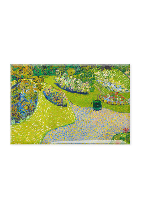 Imán de nevera,Jardín en Auvers, Vincent van Gogh