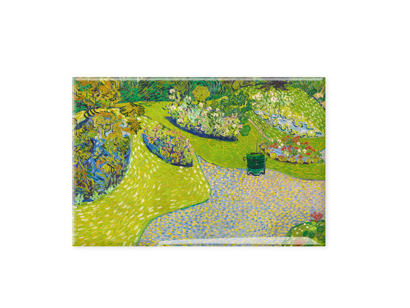 Aimant de réfrigérateur, Jardin à Auvers,Vincent van Gogh