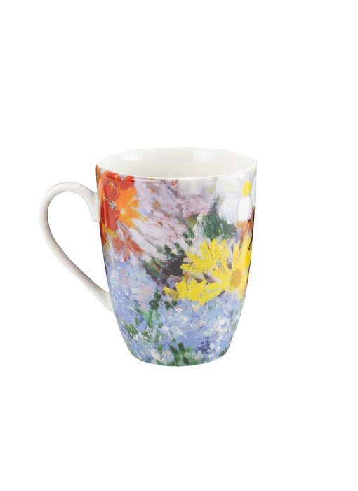 Taza,  Flores en un florero azul, Vincent van Gogh