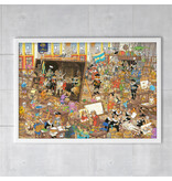 Poster 50x70 cm, Rembrandts Atelier, Van Haasteren